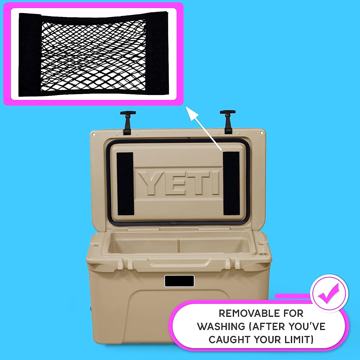 Cooler Basket and Net Designed for the YETI Haul - Compatible with Yeti Coole...